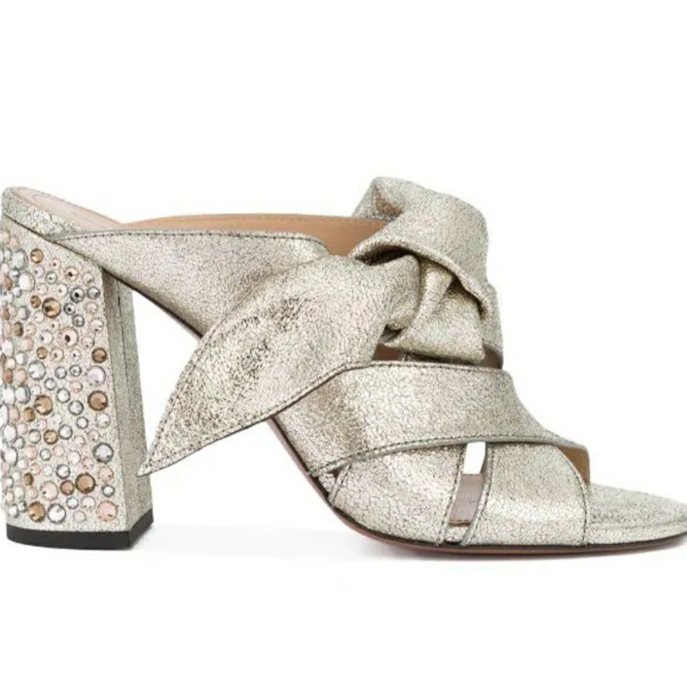 ⚡Chloé HOST PICK⚡NWT$1160 Nellie Bow Crystal Heel